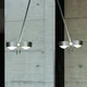 Top Light Obesna svetilka PUK CEILING, 4-delna, mat krom, 80 cm - Dnevna soba/jedilnica - Dizajn - prozoren, bel mat - Kovina