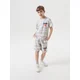 Sinsay - Majica tie-dye Superman - krem