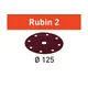 shumee SLIPRIDOR RUBIN2 STF D125/8 P80 RU2/10 - FE 499103
