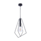 Jupiter 1661 - Luster na sajli KAIR 1xE27/60W/230V crna/hrom