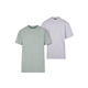 Mens UC Tall Tee 2-Pack - Green+White