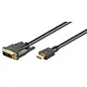 MicroConnect Kabel HDMI 19 - DVI-D 18+1, 5m M-M