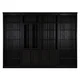 Rjav regal iz masivnega bora 370x223 cm Anita – Storaa