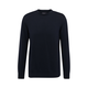 Pamučni pulover Barbour boja: tamno plava, lagani