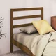 Vidaxl Posteljno vzglavje medeno rjavo 106x4x100 cm trdna borovina