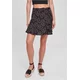 Womens viscose Mini Skort blackflower