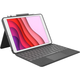 Logitech Combo Touch Keyboard Trackpad Apple iPad 10.2-10.5““ (7th/8th Gen.) Gray