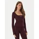 Guess Bluza V6BP05 K6318 Bordo rdeča Slim Fit