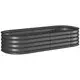 Homestar Dvignjena vrtna greda modularna zasnova 150x62x30 cm temno siva