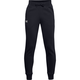 Under Armour RIVAL COTTON PANTS, dječje hlače trenirka, crna 1357634