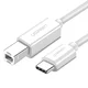 Ugreen US241 USB kabel USB 2.0 1,5 m USB C USB B 0,48 Gbit/s Bijelo