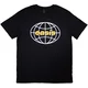 Oasis Majica Globe Logo Unisex Black L