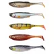 Savage Gear Craft Shad Mix Green Silver-Roach-Ostriž-Motor Oil-Salted Hering 8,8 cm 4,6 g