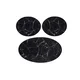 Lessentiel Maison Set 3 prostirke Marble, Crne