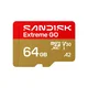 SDXC SanDisk micro 64GB Extreme GO, 170/80MB/s, UHS-I, V30, U3, A2