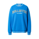 HOLLISTER Sweater majica, plava / bijela / smeđa