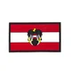 Patch z ježkom, avstrijska zastava