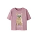 NAME IT Majica NKFVotea ecru / svetlo modra / mauve / bela