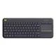 Logitech k400plus black us bežIčna tastatura