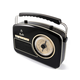 GPO Retro Rydell 4 Band Radio Black