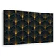 Slika zlat art deco vzorec - 30x20