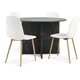 KRONDAL O110 sto mermer + 4 JONSTRUP stolice bela