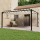Paviljon z rešetkasto streho 3x4 m krem blago in aluminij - vidaXL - krema - 60,12 - 3 x 4 m - vidaXL