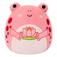 SQUISHMALLOWS Rožnata žaba z lokvanjem - Lonina