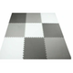 Aga Penasta podloga za sestavljanke 9 kosov črna in siva 60x60