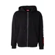DIESEL Majica S-BOXT-ZIP temno rdeča / črna / bela
