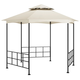 Paviljon s stranicami 3,1x2,7 m krem