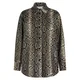 Karl Lagerfeld Bluza ecru/rjava/črna