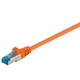 GOOBAY S/FTP CAT 6A patch 2 m oranžni mrežni povezovalni kabel