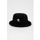 Šešir Karl Lagerfeld boja: crna