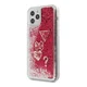 Maska Guess Faceplate Liquid Glitter za iPhone 12 mini, Roze