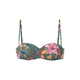 LASCANA Bikini zgornji del modra/oliva/oranžna/roza