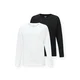 JACK & JONES Majica črna/bela