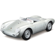 Maisto - PORSCHE 550 A SPYDER, strieborné, 1:18