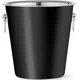 Bar Up Jekleno vedro za led za šampanjec, 3,3 l, premer 220 x 190 mm – črno