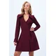 Trend Alacati Stili Ženska haljina Alc-X14427, Bordo