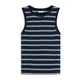 Tommy Hilfiger Top Multistripe WW0WW50025 Mornarsko modra Slim Fit