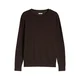 TOM TAILOR Pulover temno rjava