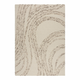 Rjava/kremno bela volnena preproga 120x170 cm Abstract Swirl – Flair Rugs