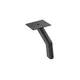 Noga za nameštaj STOMP 120mm crna GTV