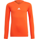 ADIDAS PERFORMANCE Funkcionalna majica Team Base  mandarina / bela