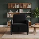 vidaXL Sofa s shrambo Črna 72 x 78 x 87 cm Poliester