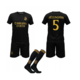 ShopJK OTROŠKI NOGOMETNI DRES S ŠTUCNI BELLINGHAM REAL MADRID - KOMPLET ČRN Rozmery: 170