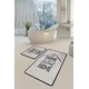 Lessentiel Maison Set 2 prostirke za kupatilo Crno-Beli