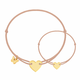 Maman et Bebe Yellow Gold Heart komplet