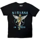 Nirvana In Utero Neon Blue Carbon Black XL Majica